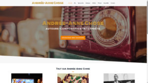 Site Web d'Andrée-Anne Chose